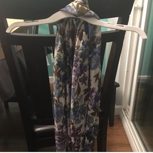 Blue & purple infinity scarf